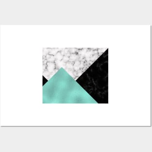 Mint marble V Posters and Art